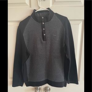 Calvin Klein CK 100% Cotton Henley Pullover